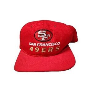 San Francisco 49ers Hat Red Vintage New‎ Era Pro Model NFL Snapback Cap One Size